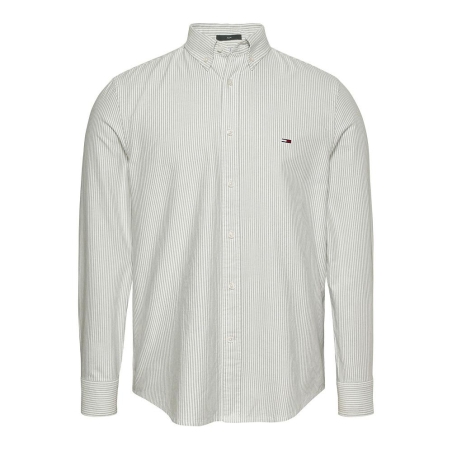 Chemise Rayures Blanc/Bleu Homme Tommy Hilfiger Stripe Oxfo