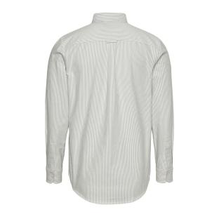 Chemise Rayures Blanc/Bleu Homme Tommy Hilfiger Stripe Oxfo