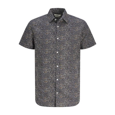 Chemise Greige à Motifs Homme Jack & Jones Blasummer