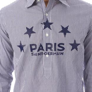 PSG Chemise à Rayures Marine Homme PSG 109