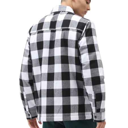 Chemise Noir/Blanc Homme Dickies Lined