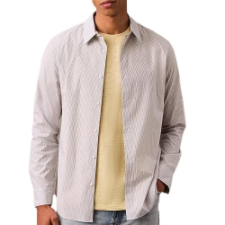 Chemise Rayures Slim Bleu Homme Calvin Klein Jeans Stripe Stret