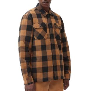 Chemise Camel/Noir Homme Dickies Sacramento