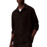 Chemise Noire Homme Calvin Klein Jeans Solids