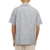Chemisette Rayures Grises/Blanches Homme Jack & Jones Cabana