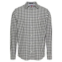 Chemise Noir/Blanc à Carreaux Homme Tommy Hilfiger Night