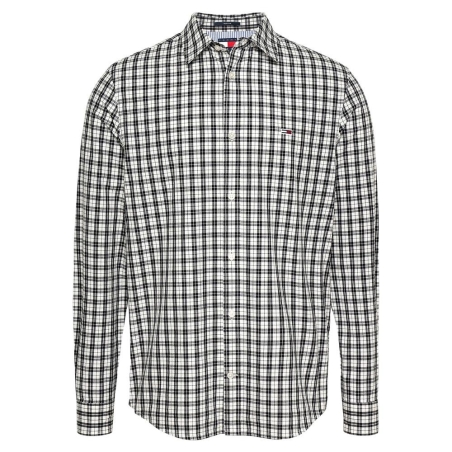 Chemise Noir/Blanc à Carreaux Homme Tommy Hilfiger Night