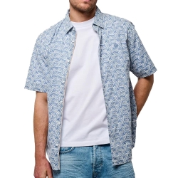Chemisette Bleu/Blanc Homme Kaporal BAHIA