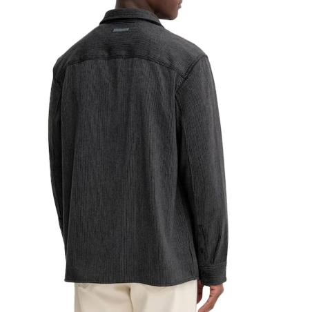 Chemise à Rayures Bleu Homme Calvin Klein Jeans Corduroy
