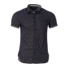 Chemise Marine/Taupe à Motifs Homme Teddy Smith Cut Mc 10711556D