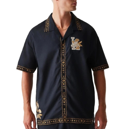 Chemise Noire Homme New Era Mlb