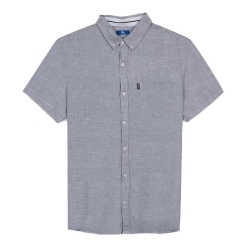 Chemise Bleu chiné Homme TBS CALEL