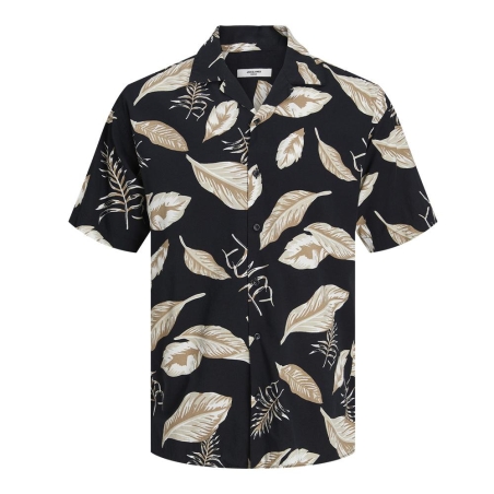 Chemise Marine/Beige Homme Jack & Jones Bladrew
