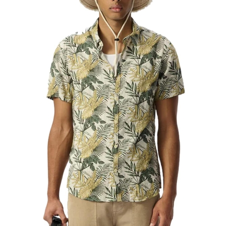 Chemise Kaki à Motifs Homme Teddy Smith Dixon