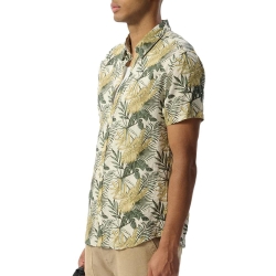 Chemise Kaki à Motifs Homme Teddy Smith Dixon