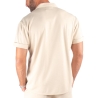 Chemise Manches Courtes Beige Homme Paname Brothers DOV