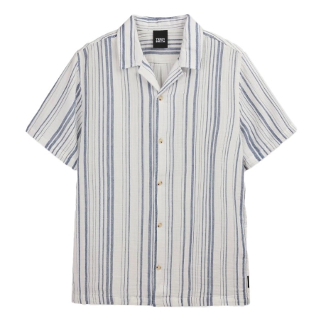 Chemise Bleu à Rayures Homme Teddy Smith Celestio