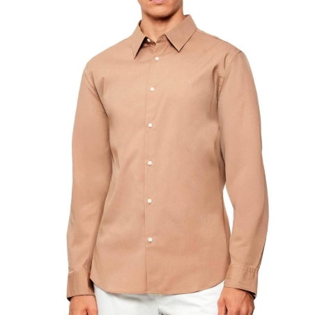 Chemise Camel Homme Calvin Klein Jeans Solid