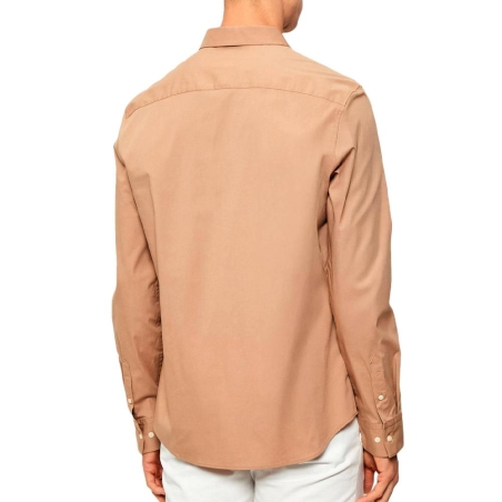 Chemise Camel Homme Calvin Klein Jeans Solid