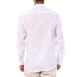 Chemise Blanche à Motifs Homme Saint Hilaire 202