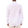 Chemise Blanche à Motifs Homme Saint Hilaire 202