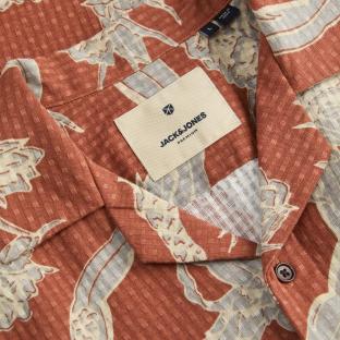 Chemise Orange/Bleu Homme Jack & Jones Vincent