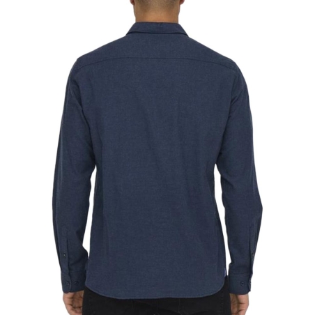 Chemise Marine Homme Only & Sons Road Life
