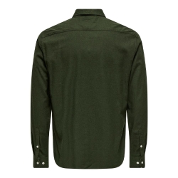 Chemise Kaki Homme Only & Sons Road Life