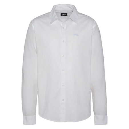 Chemise Ecru Homme Schott SHROML
