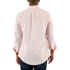 Chemise Rayures Bordeaux/Blanc Homme Tommy Hilfiger Slim Stripe