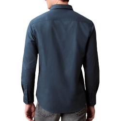 Chemise Bleu Teal Homme Calvin Klein Jeans Oxfords
