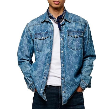 Chemise Bleu Homme Kaporal REGEN