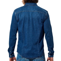 Chemise Bleu Moyen Homme Kaporal DIEGO