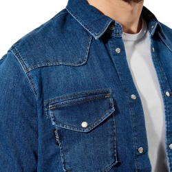 Chemise Bleu Moyen Homme Kaporal DIEGO