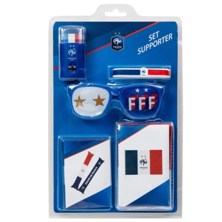 Set Supporter Equipe de France x5 goodies