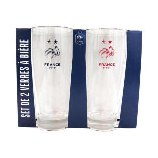Set de 2 Verres à Bières Equipe de France