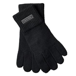 Gants Noir Homme Calvin Klein Jeans Patch Knitted
