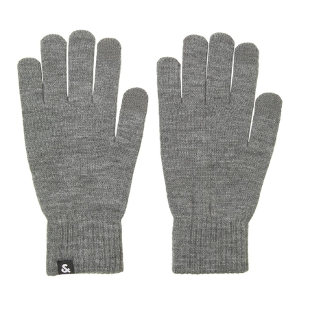 Gants Gris Homme Jack & Jones Knitted Gloves