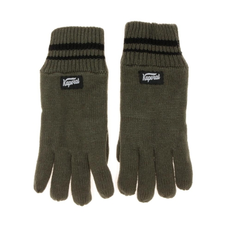 Gants Kaki/Noir Homme Kaporal OLINDO