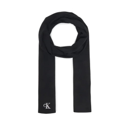 Echarpe Noire Mixte Calvin Klein Jeans Ck Fine