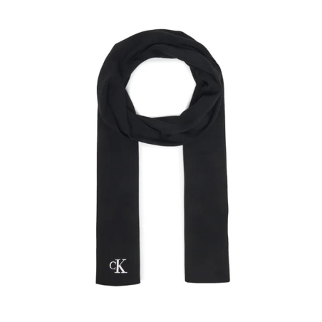 Echarpe Noire Mixte Calvin Klein Jeans Ck Fine