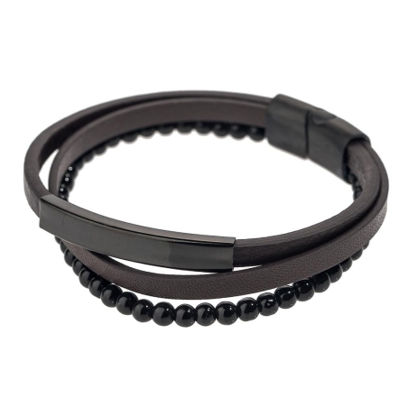 Bracelet Noir Homme Geographical Norway 315107