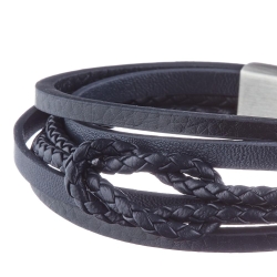 Bracelet Noir Geographical Norway 315064