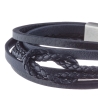 Bracelet Noir Geographical Norway 315064