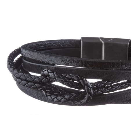 Bracelet Noir Geographical Norway 315063