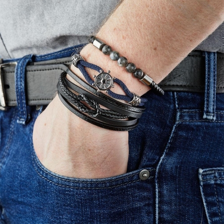 Bracelet Noir Geographical Norway 315063