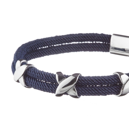 Bracelet Noir Geographical Norway Corde 3 Motifs
