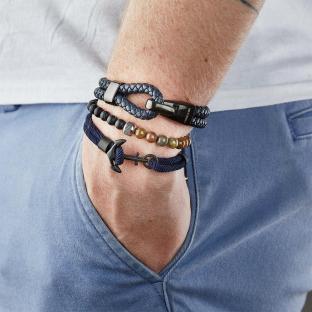 Bracelet Noir Homme Geographical Norway 315028