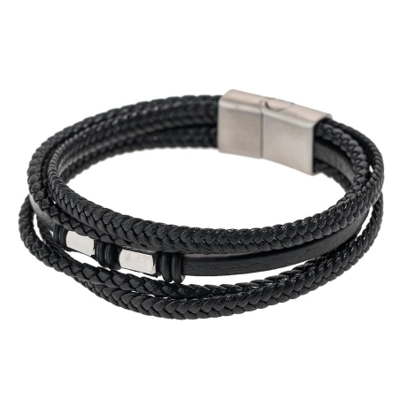 Bracelet Noir Homme Geographical Norway 315118