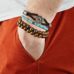 Bracelet Gris Foncé Homme Geographical Norway 315024